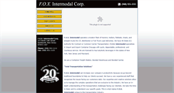 Desktop Screenshot of foxintermodal.com